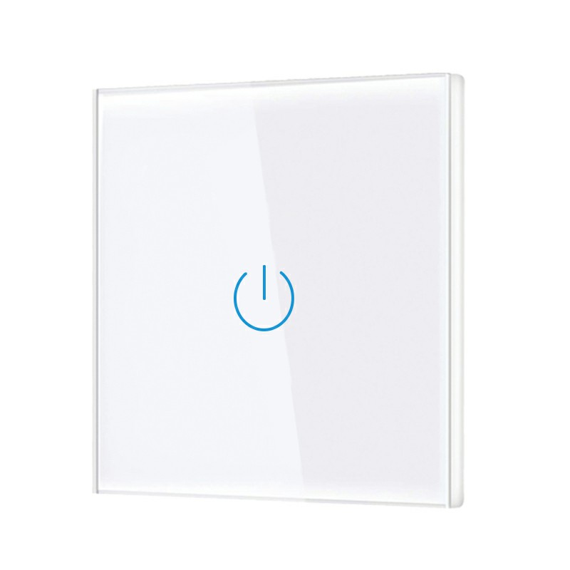 2021 High Quality Crystal Glass Panel Us Standard Wifi Wall Touch Switch Tuya App Smart Home Switch